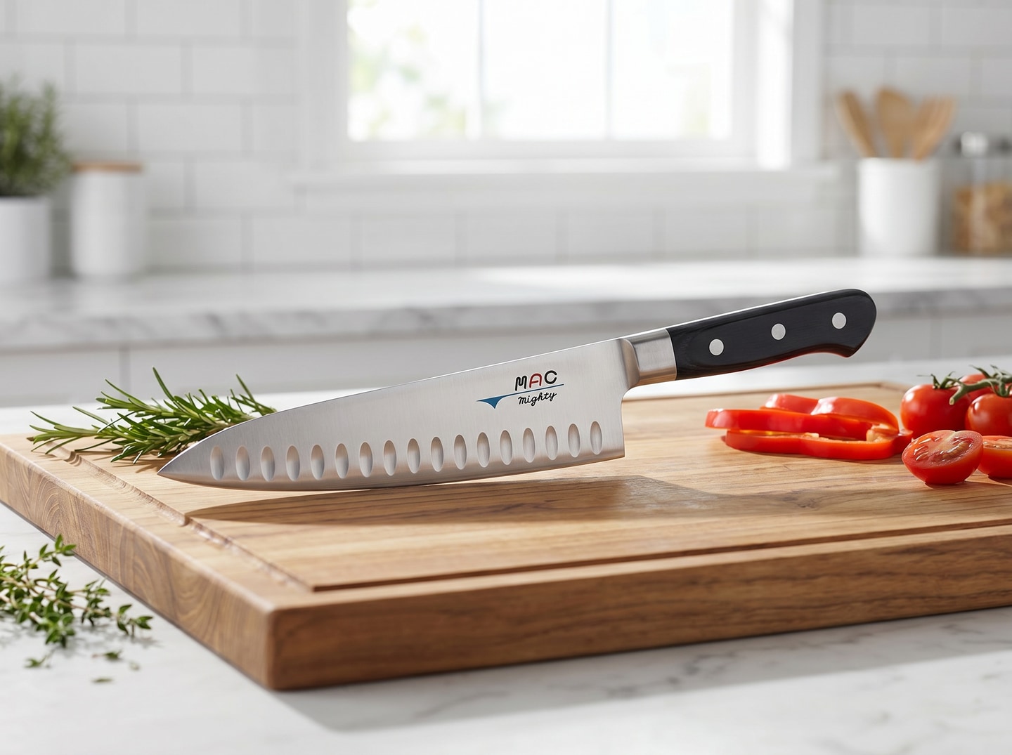 Mac MTH-80 Professional Series 8-Inch Chef's Knife with Dimples