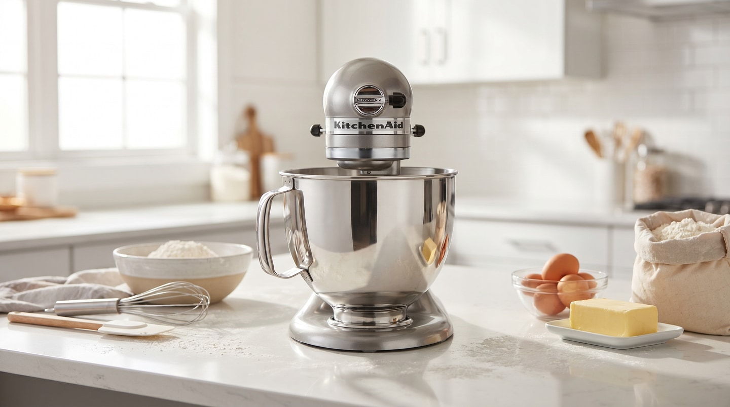 KitchenAid Artisan Series 5-Quart Tilt-Head Stand Mixer (KSM150PS)